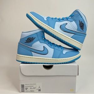 Nike Air Jordan 1 Retro Mid SE “Ice Blue/Powder Blue” 2023